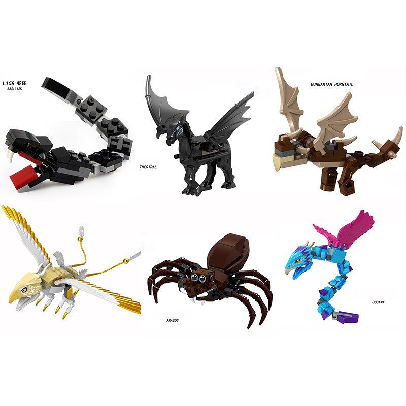 harry potter lego dragon