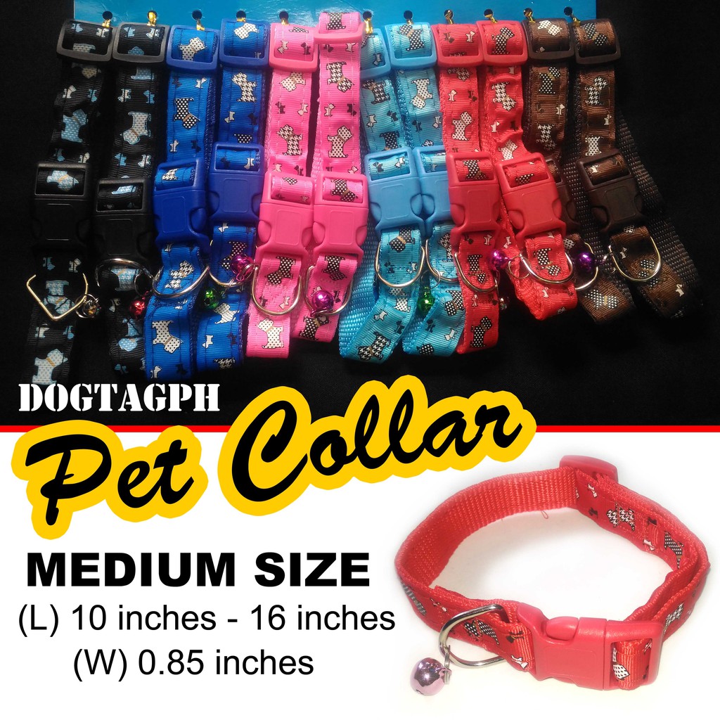 Pet Collar (Dog Print) for Dogs and Cats Pet Accessories Shopee