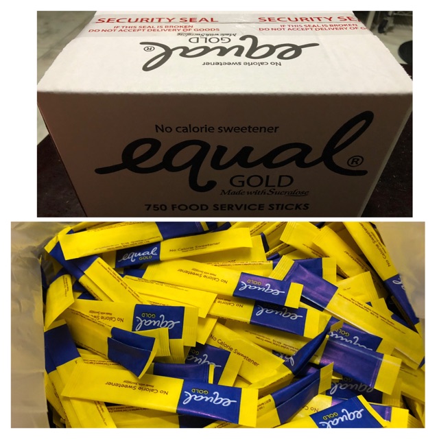 Equal Gold No Calorie Sweetener 0 8grams 5 Sticks Shopee Philippines