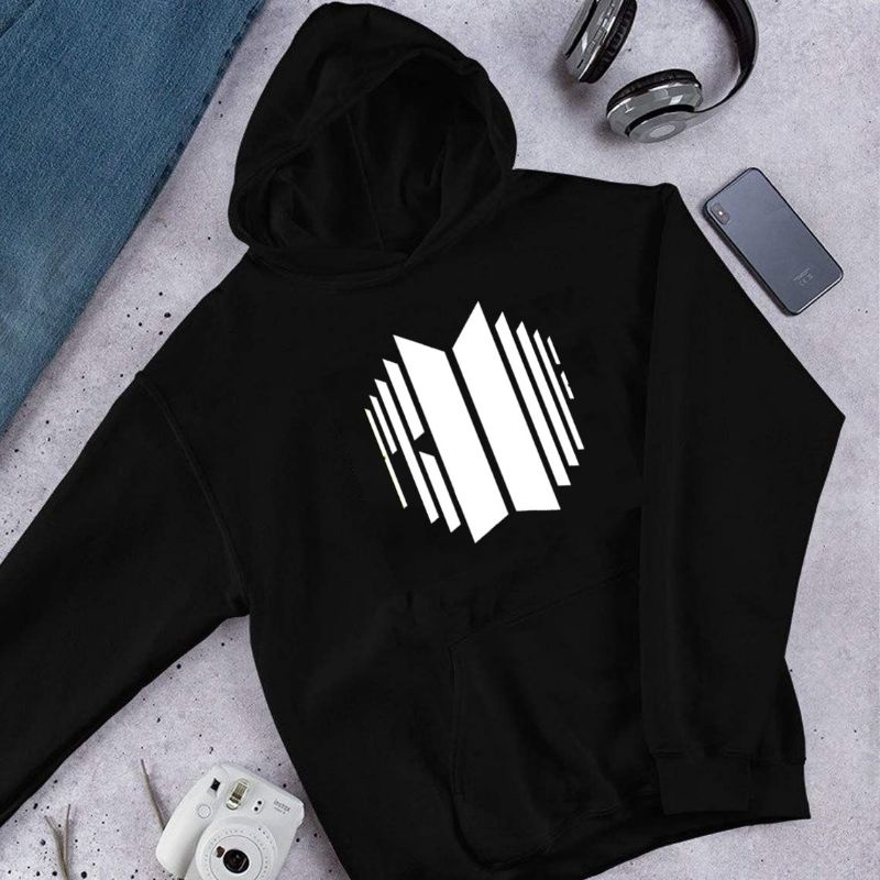 Bts Black Hoodie PROOF | Shopee Philippines