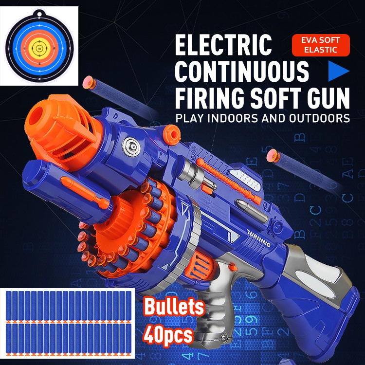 iPASON Toy Store Blaster Electric Nerf Machine Battery Operated Semi