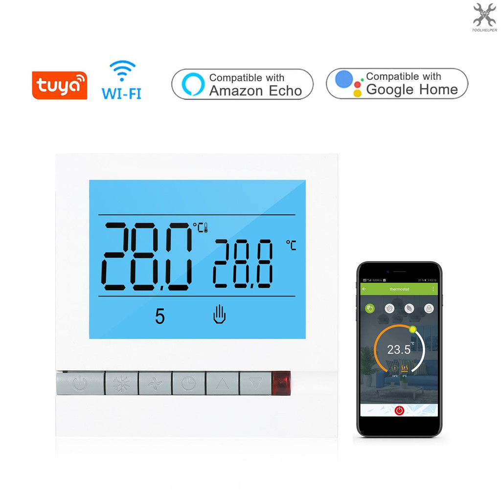 smart thermostat works with google home