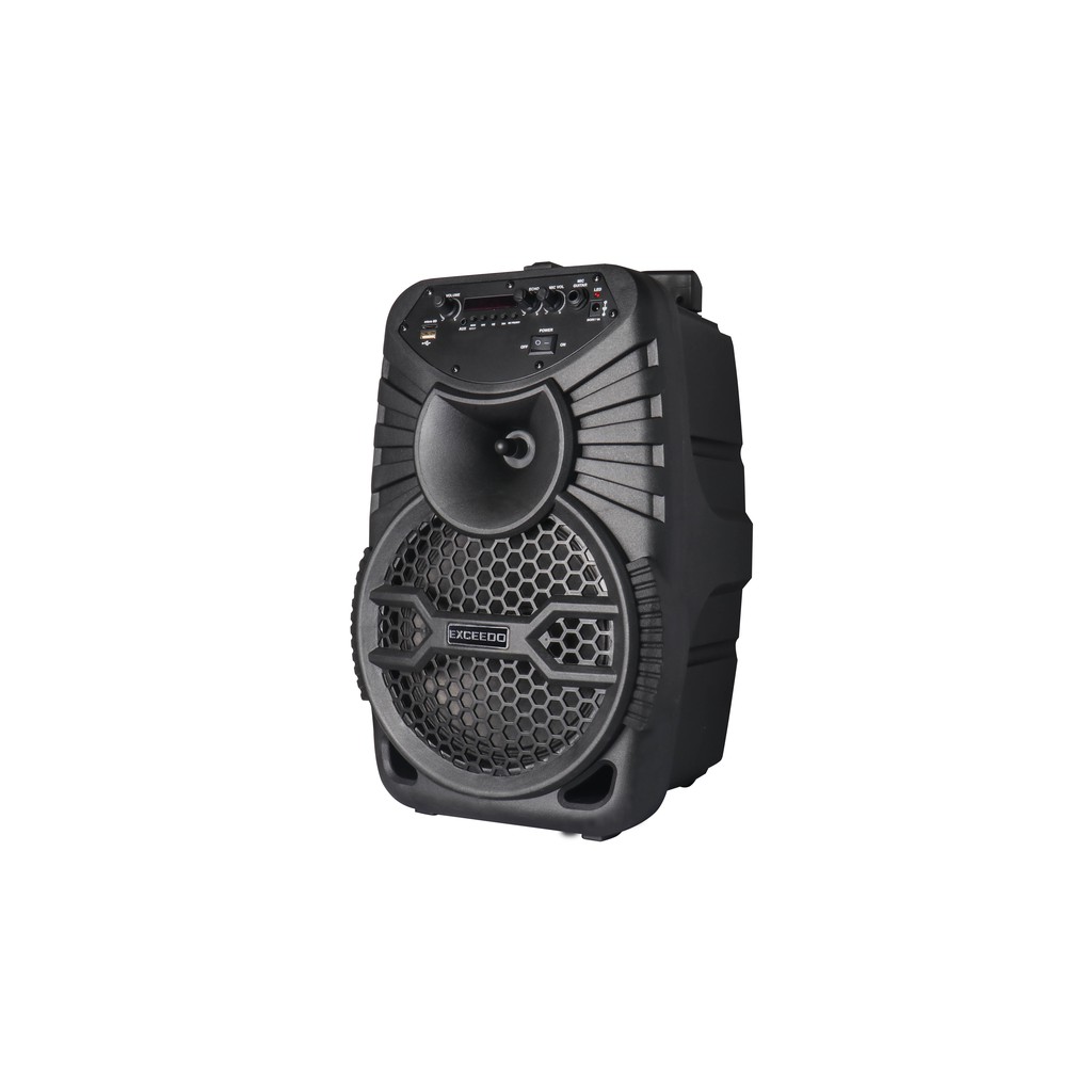 exceedo bluetooth trolley speaker