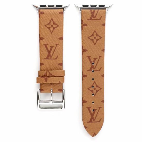 Luxury Fashion Watch Band for Apple Series 1 2 3 4 5 for LV Louis Vuitton  Iwatch Strap Accessories