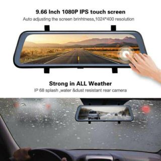 10 Inch Touch Screen Car DVR Recorder camera Dual Lens with Rear View Camera dash cam #3