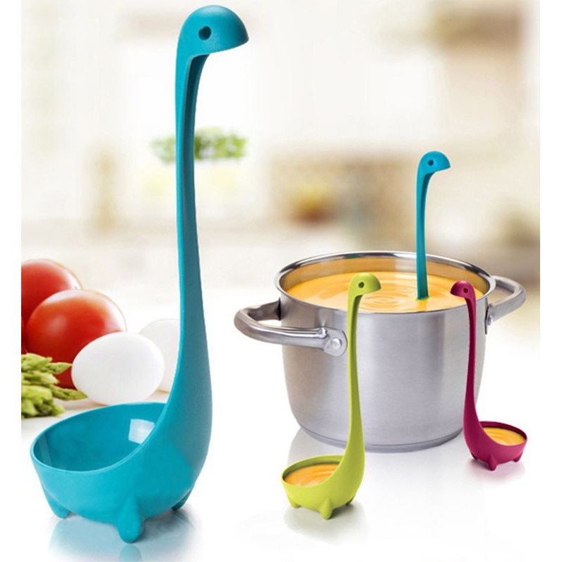 Dinosaur Soup Ladle (Sandok) Standing Long Neck Dinoladle Nessie ...