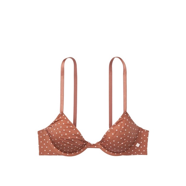 Victorias Secret Sexy Tee Smooth Unlined Demi Bra Pink Cherry Authentic ...