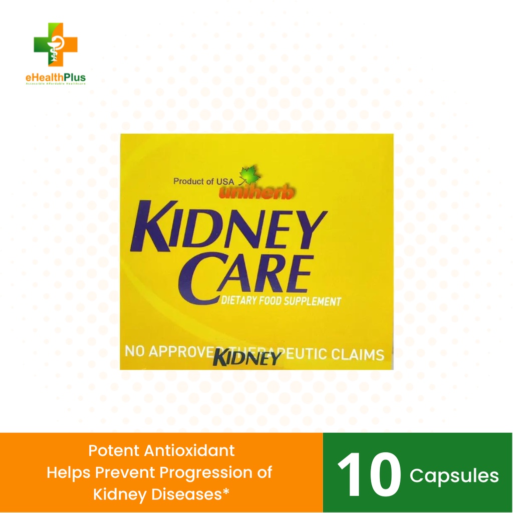 Kidney Care Food Supplement Capsule 10's Shopee Philippines