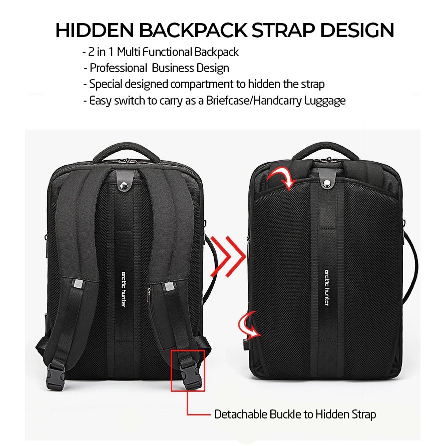 backpack that fits on suitcase
