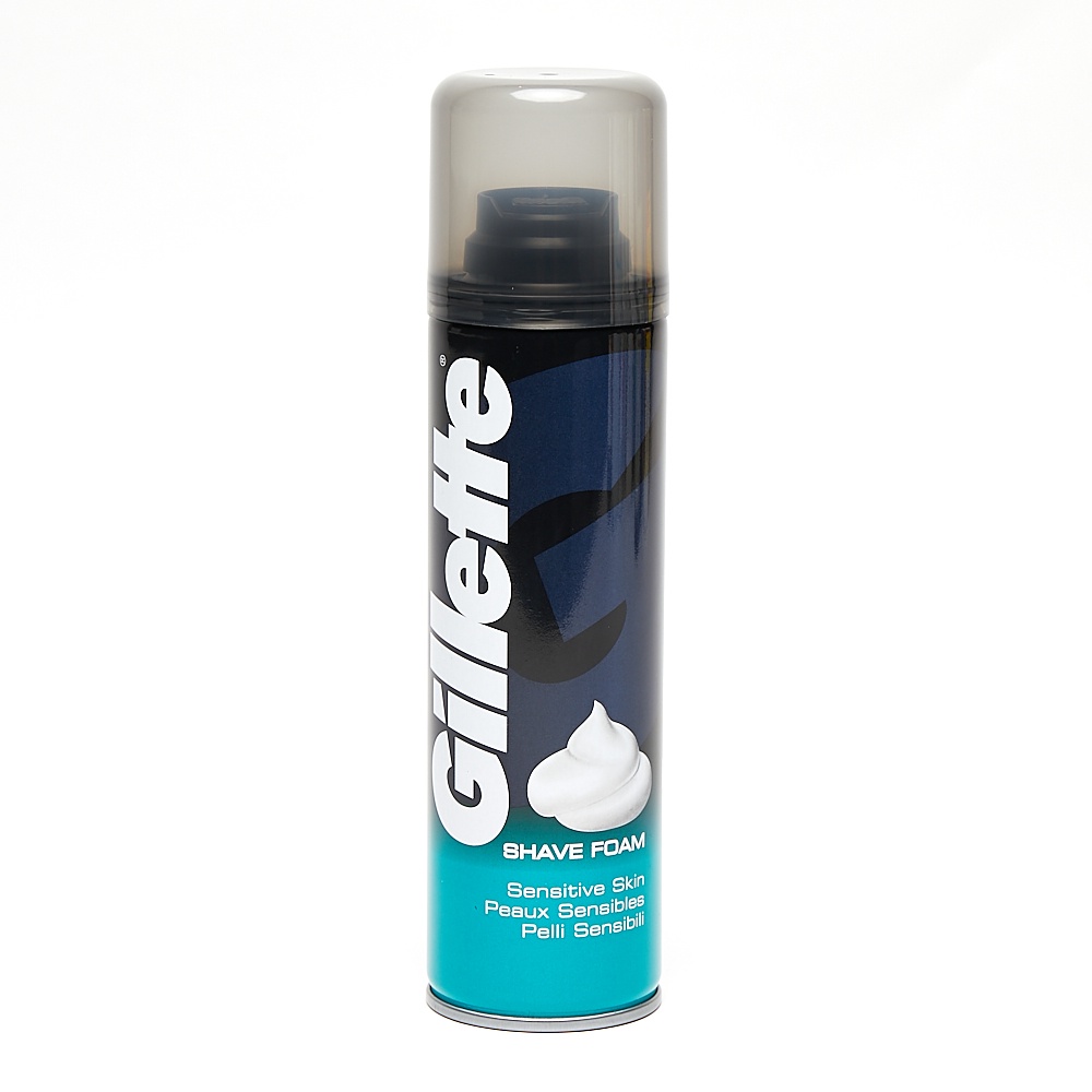 Gillette Sensitive Skin Shave Foam (200mL) Made in UK Shopee Philippines