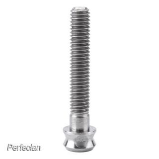 P Prettyia M6 X 35mm Titanium Ti Bike Headset Cover Bolt Bicycle Stem Top Cap Screw for MTB Road Bicycle Cycling Accessories