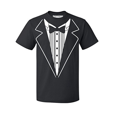 <Anime Tshirts>Promotion & Beyond Tuxedo White Funny Men's T-Shirt