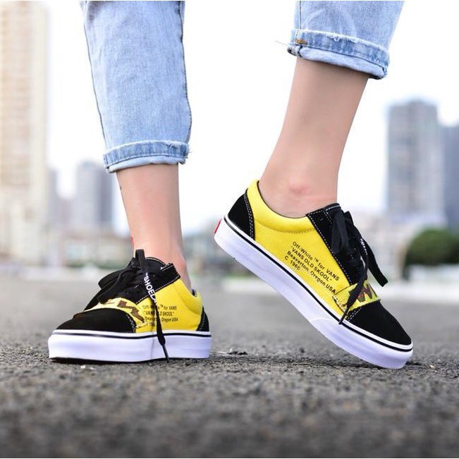 vans x off white shoes
