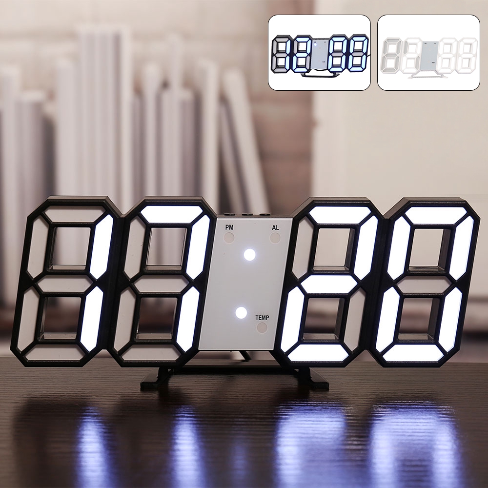 Modern digital table clock