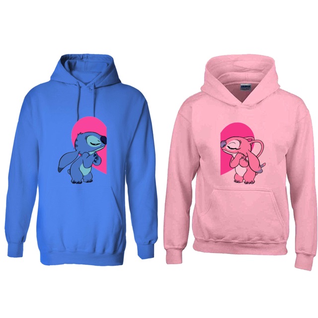 stitch and angel couple shirt