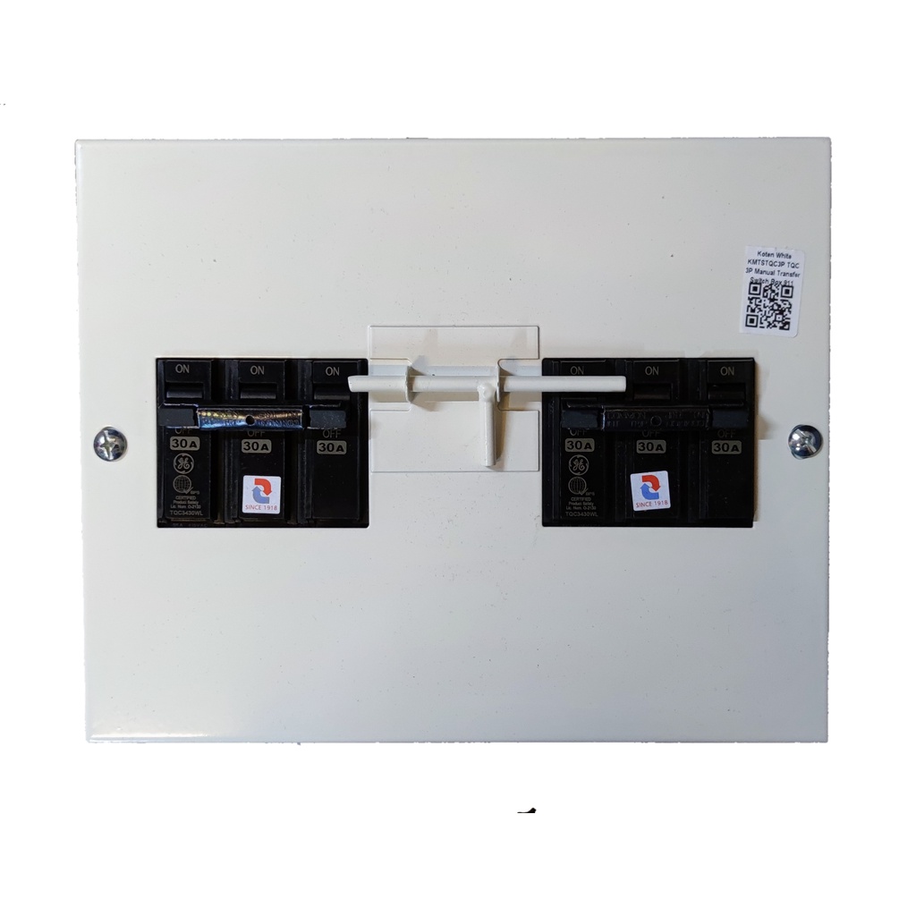 MTS 30A 3 Pole Single Phase, Double Pole Double Throw GE Breaker TQC