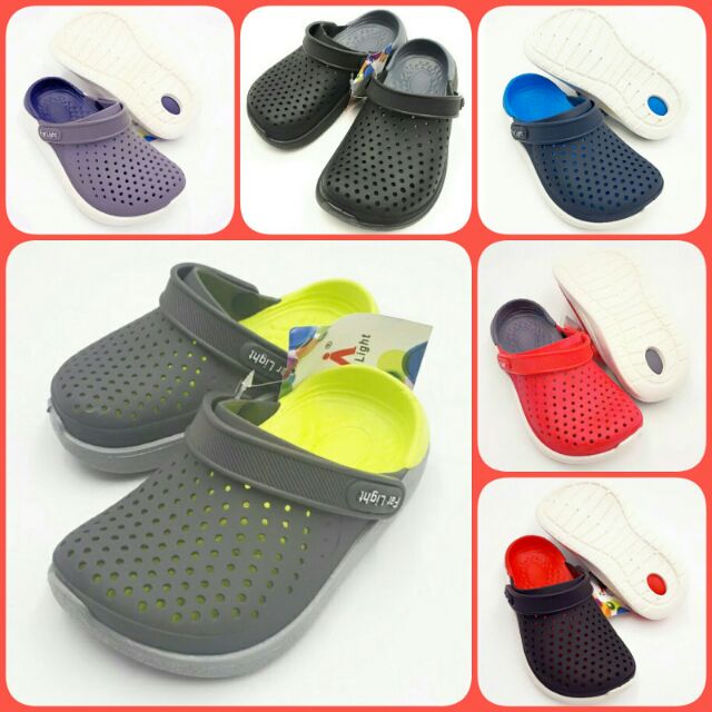 FAR LIGHT LITE RIDE CROCS CLOG FOR KIDS | Shopee Philippines