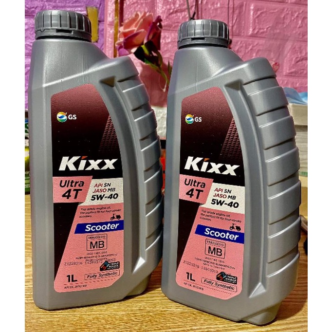 ORIGINAL KIXX ULTRA scooter 4T API SN JASO MB 5W40 Fully synthetic oil