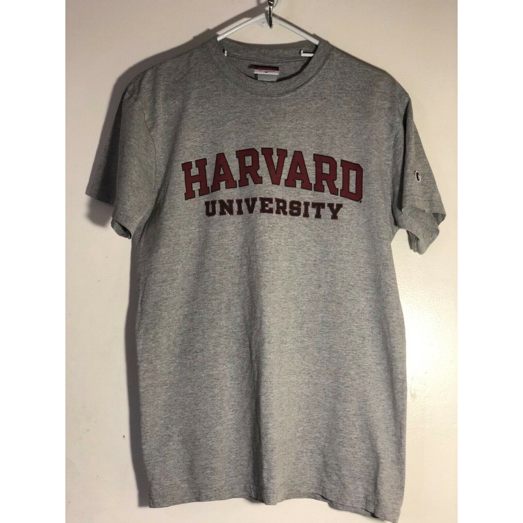 Harvard University champion vintage gray T-shirt size M shows the ...