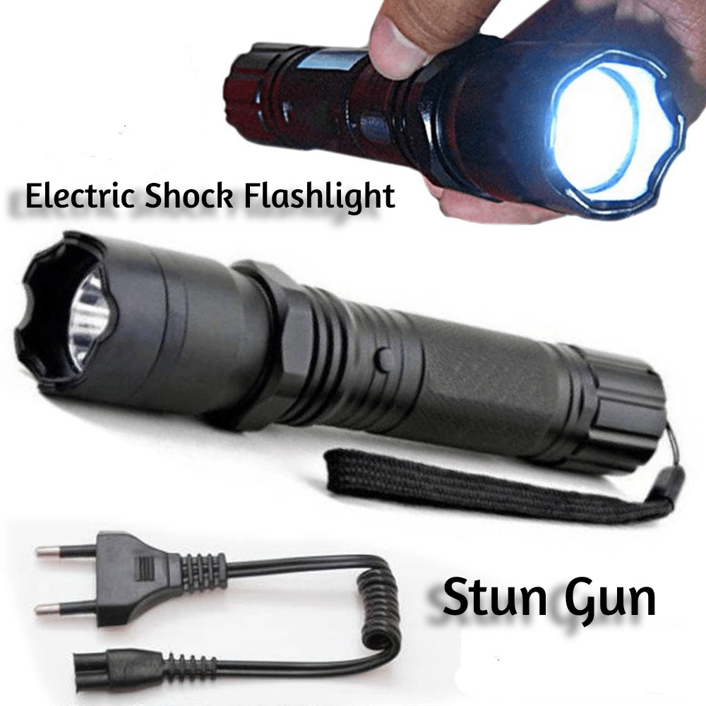 Flashlight With Tazer Gun Police Challenger 1101 Type Light Flashlight ...