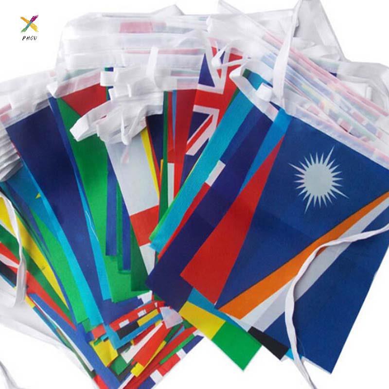 1 set Different Countries Flag & wk international World Banner 25M