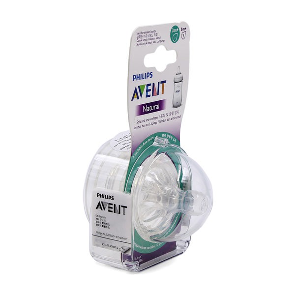 smallest avent nipple size