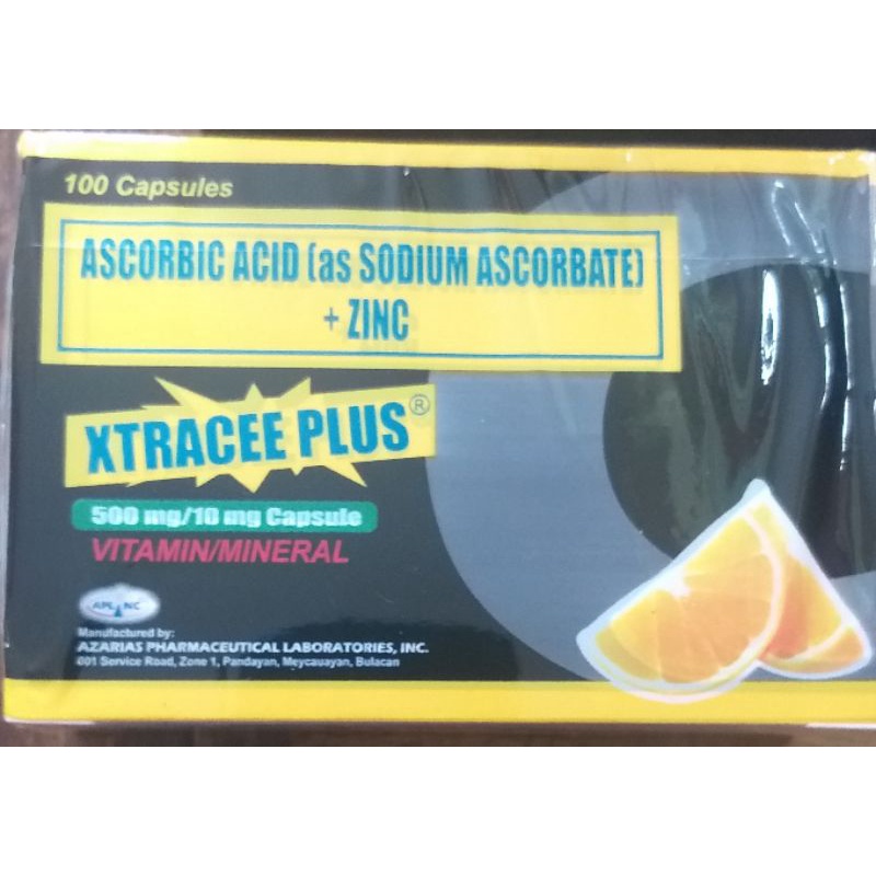 XTRACEE Plus Sodium Ascorbate Zinc , Vitamin C Shopee Philippines