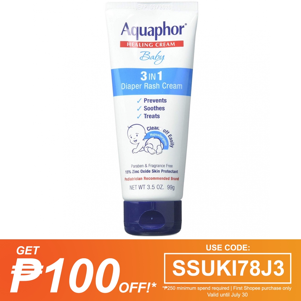 aquaphor 3 in 1 diaper rash cream