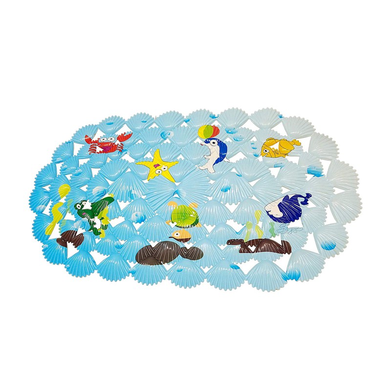 Multifunctional Bath Mat Pvc Non Slip Children Coral Fish Shopee