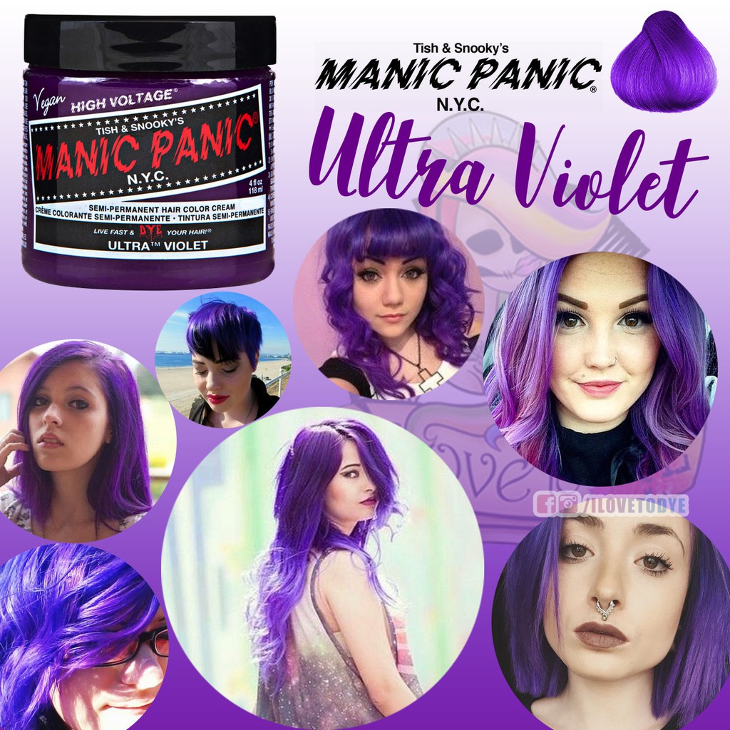 Ultra Violet Manic Panic Hair Dye