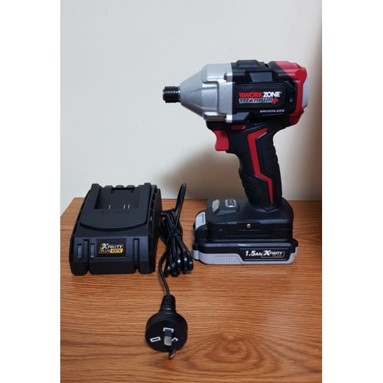 workzone/ferrex pro 20v cordless brushless impact driver Shopee
