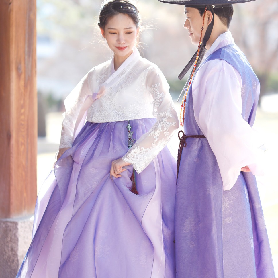 purple hanbok