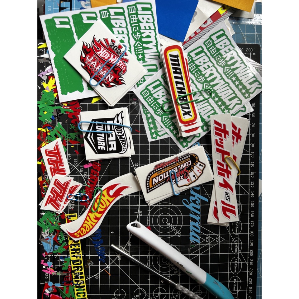 hot wheels sticker collections (printed) Shopee Philippines