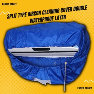 Split Type Aircon Cleaning Cover Double Waterproof Layer
