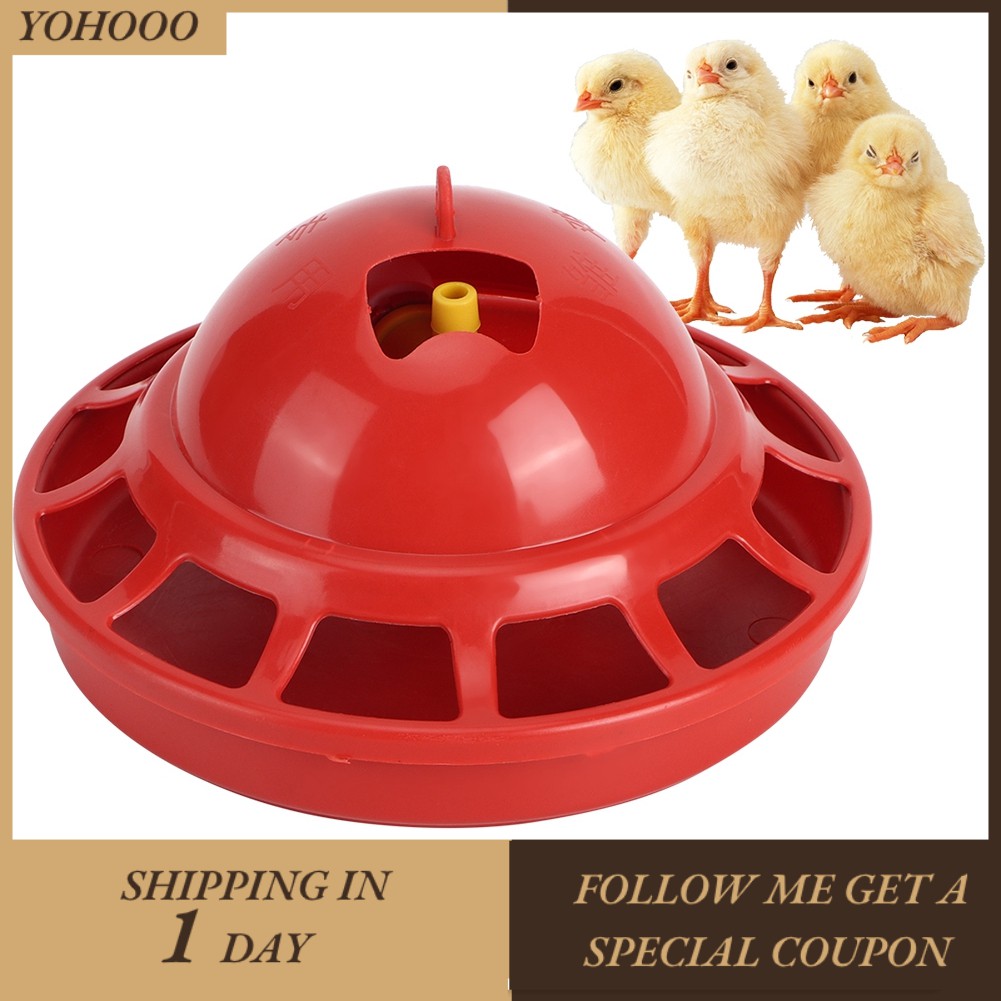 Yohooo Chicken Chick Brooding Automatic Fountain Drinker Waterer Drinking Poultry Shopee