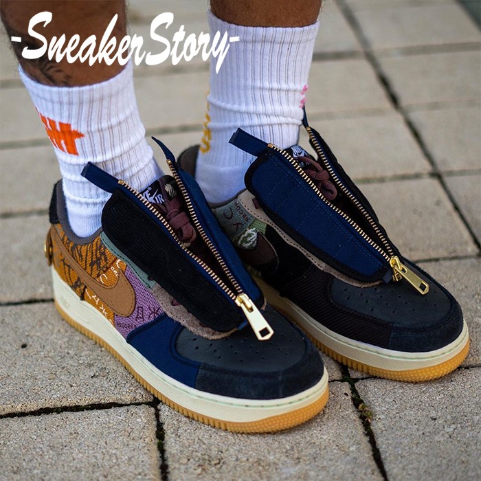 Travis Scott X Nike Air Force 1 Low Cactus Jack Men and Women sneaker  fashion sport shoes | Shopee Philippines