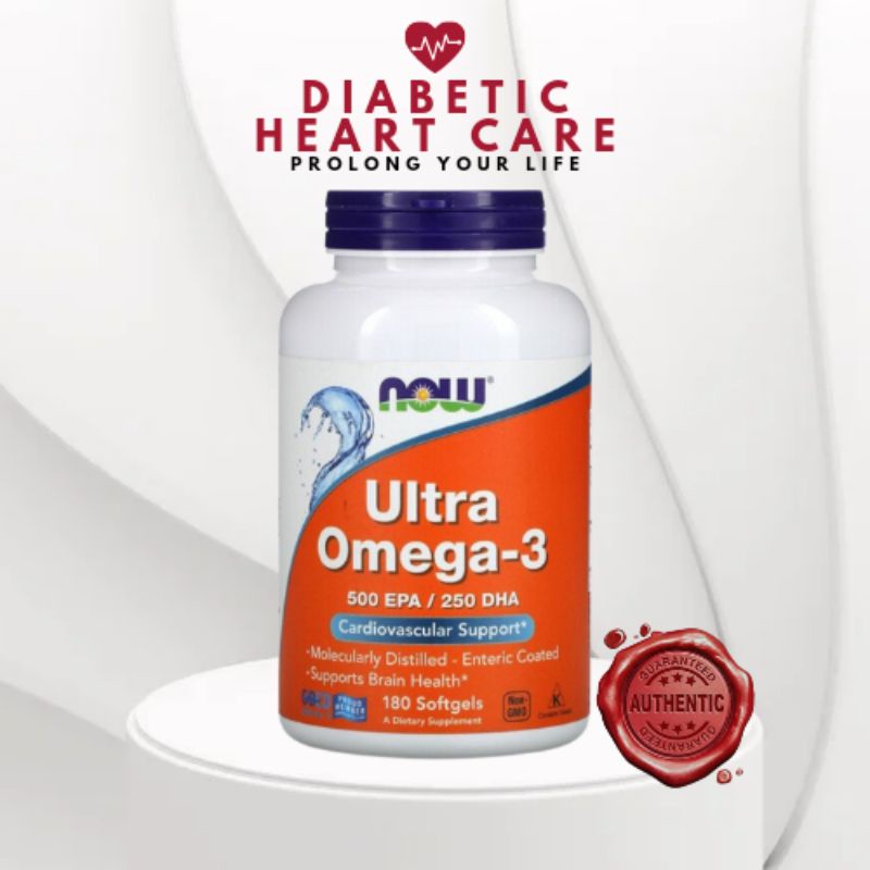 Now Ultra Omega3, 500 EPA / 250 DHA, 90/180 Enteric Coated Softgels
