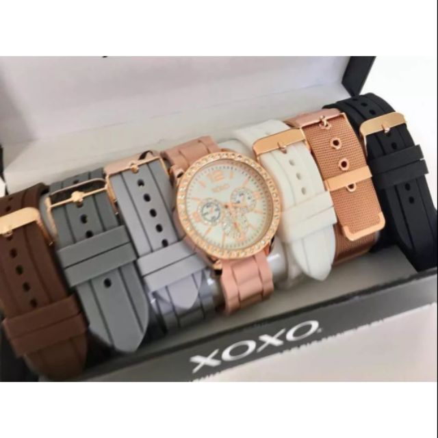 watch with interchangeable bands