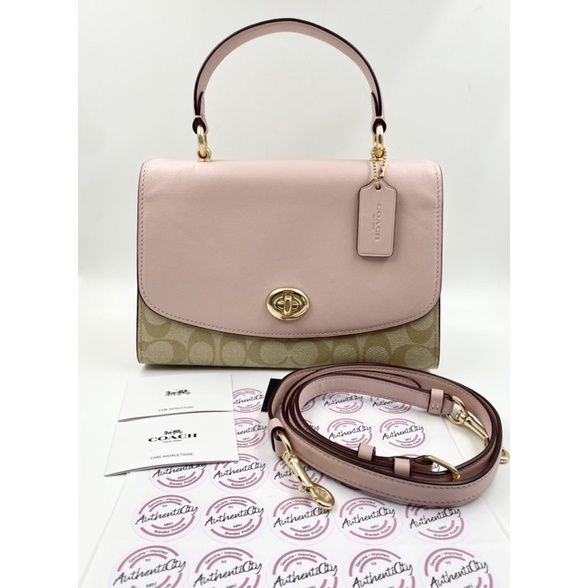 Coach Tilly Top Handle Satchel in Signature Canvas Shopee Philippines