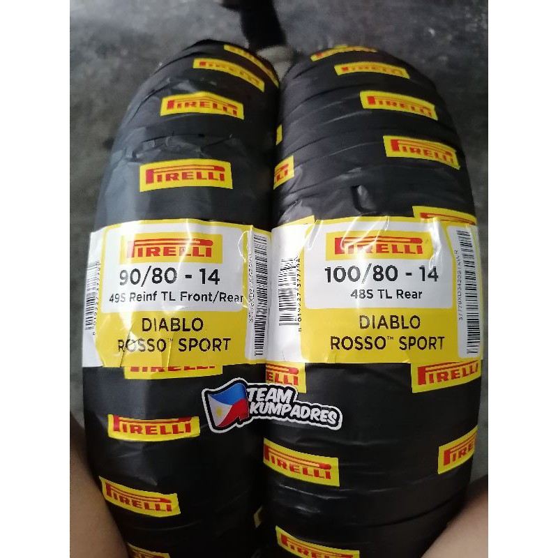 Pirelli Diablo Rosso 90 80 14 100 80 14 Shopee Philippines