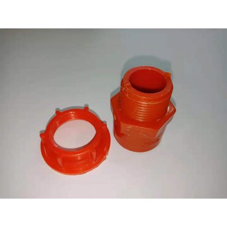 pvc lock adapter nut orange male shopee sold philippines