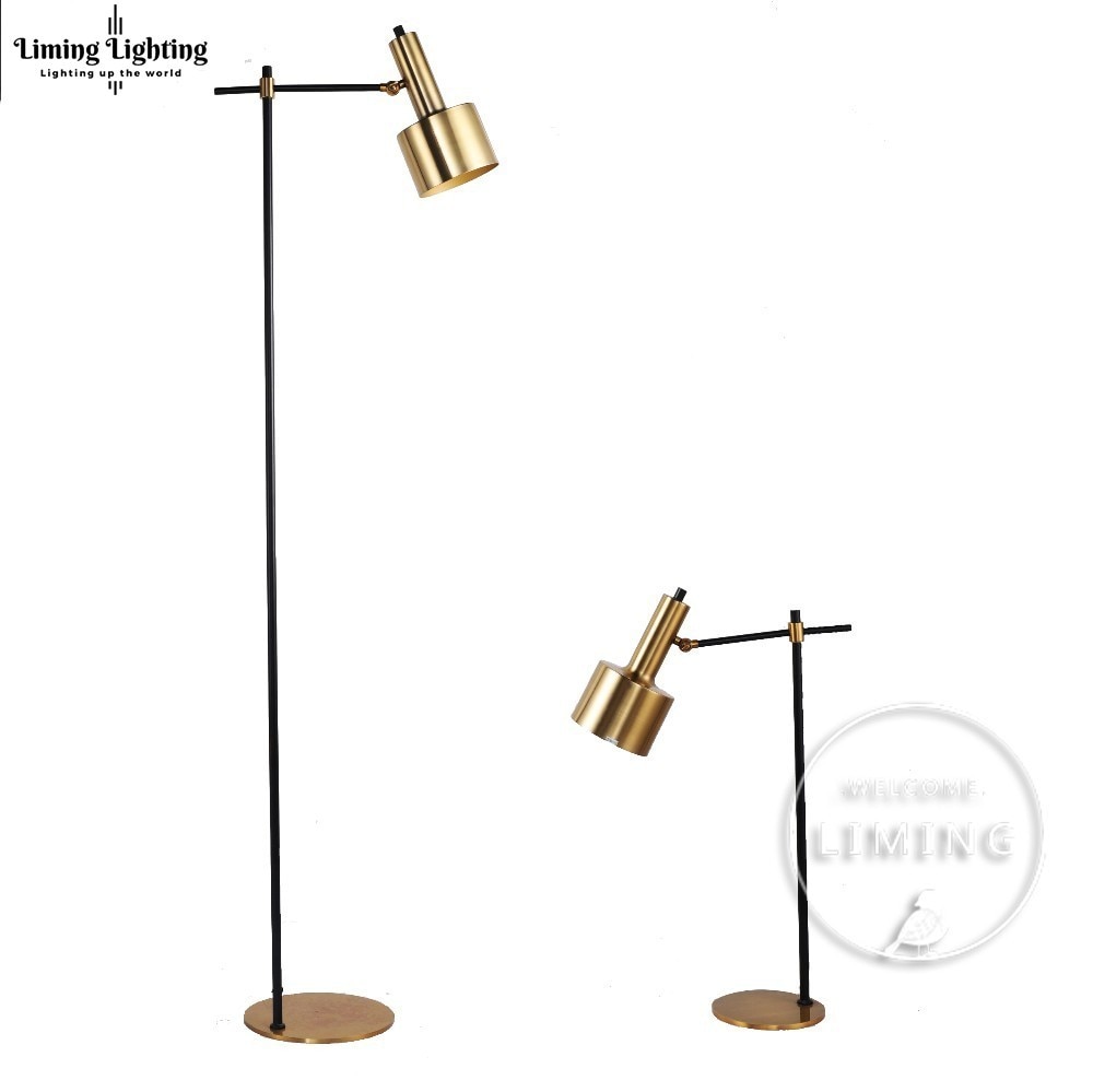 bronze floor lamp with reading light