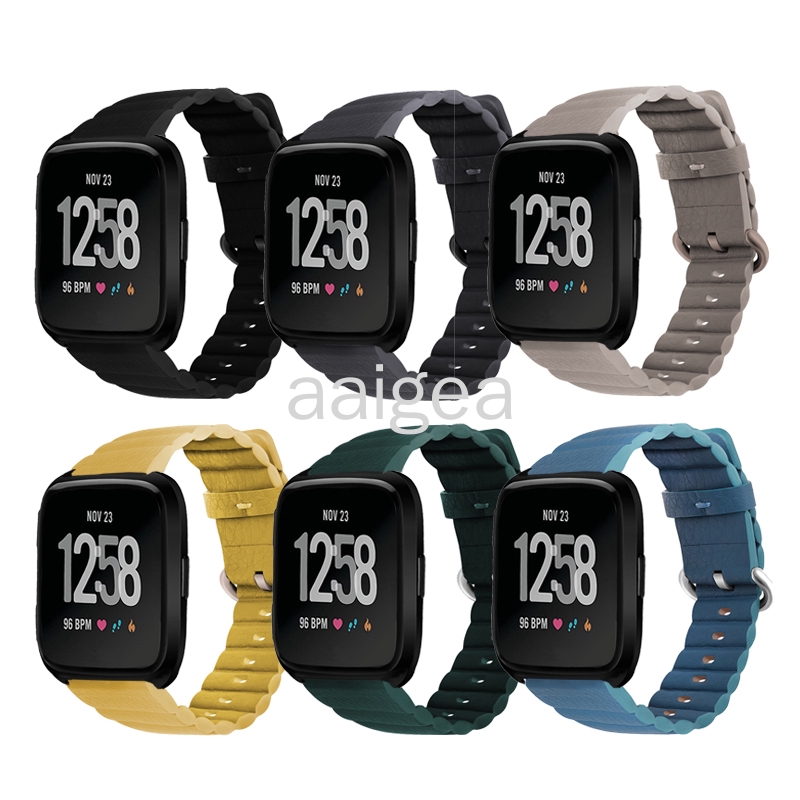 fitbit versa leather watch bands