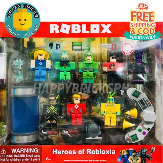 Latest Roblox Heroes Of Roblaxia Includes 8 Characters Shopee Philippines - details about roblox heroes of robloxia playset