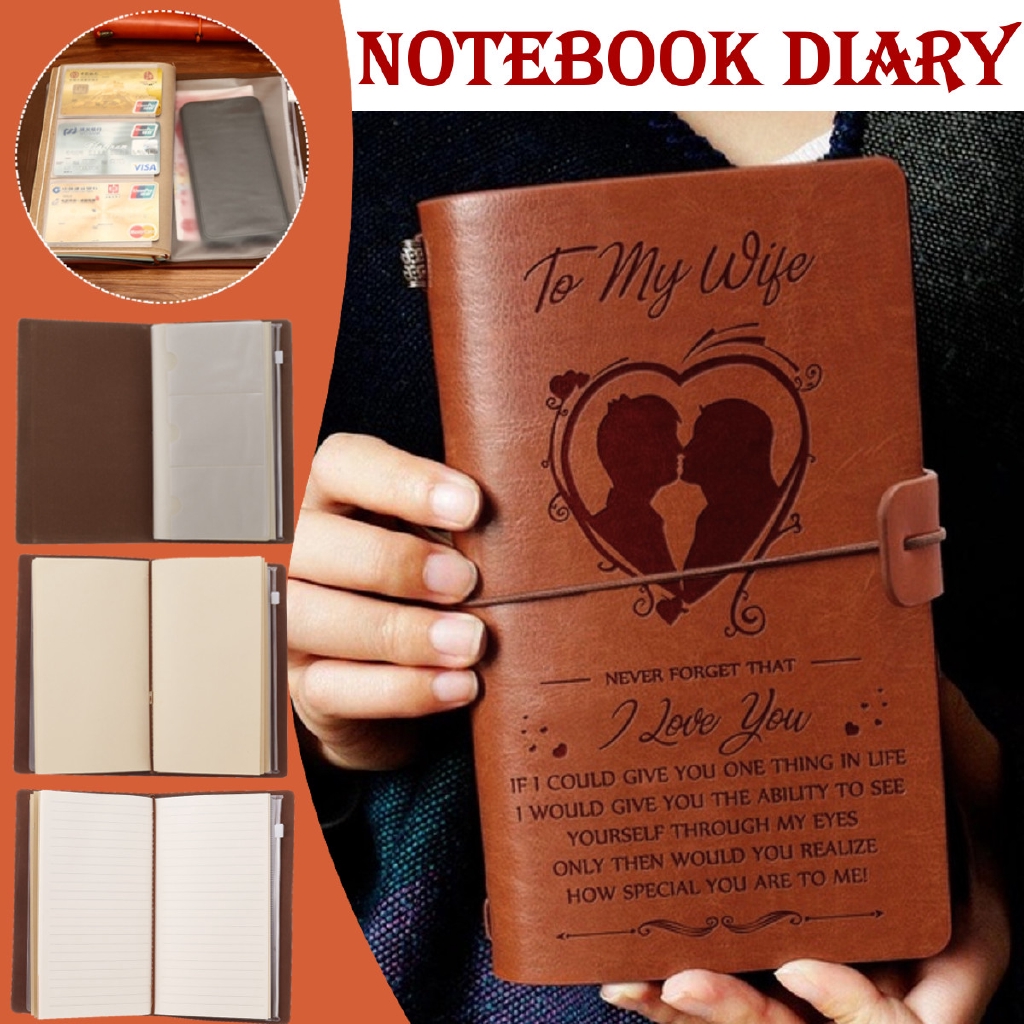 leather journal for wife