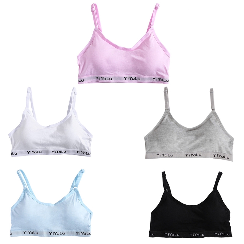 soft cotton sports bra