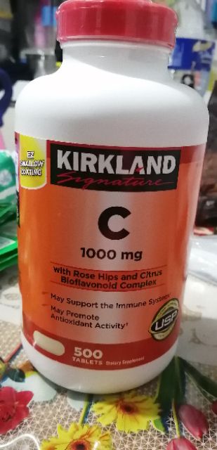 Kirkland Vitamin C 1000mg 500 Tablets Shopee Philippines