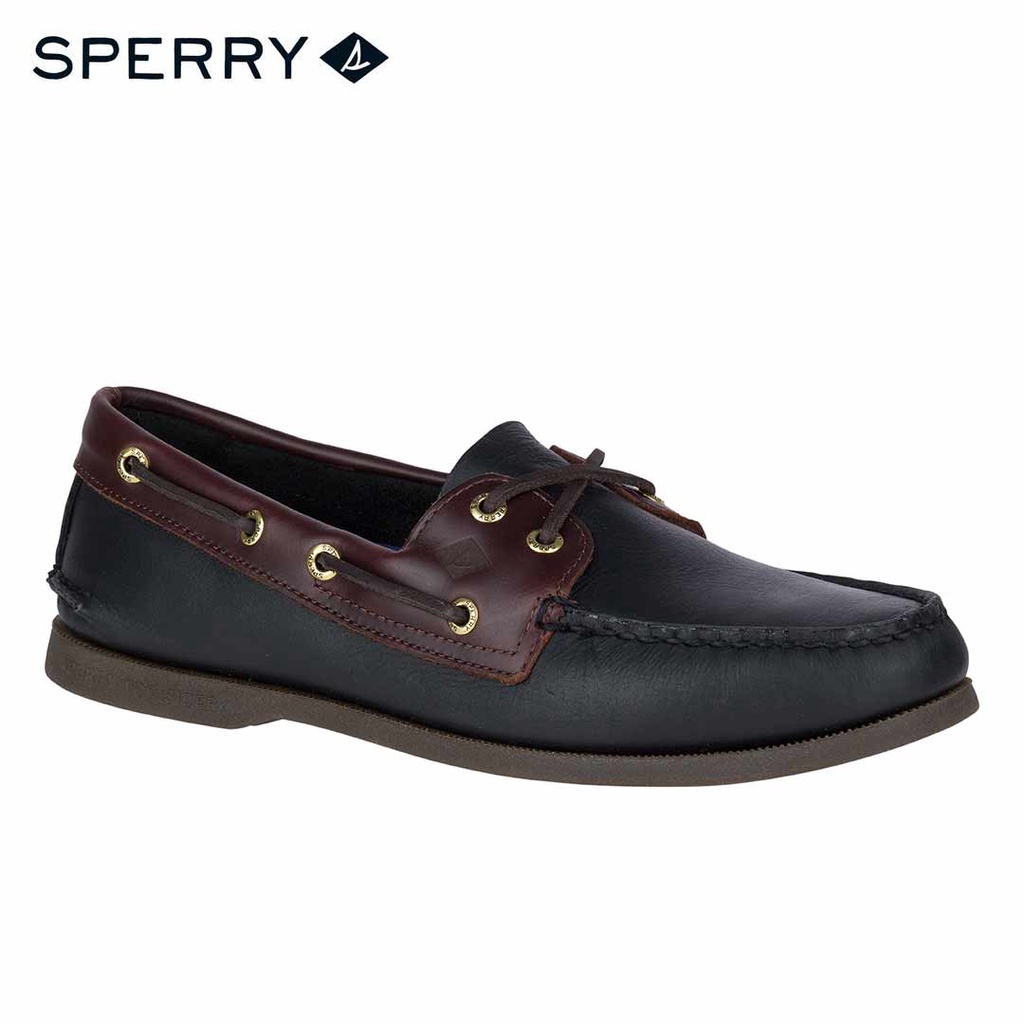 Sperry Men's Authentic Original Boat Shoes Amaretto Black | Shopee ...