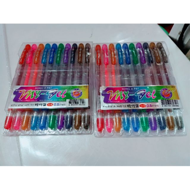 My-gel colored ballpen dong-a (0.5) per piece | Shopee Philippines