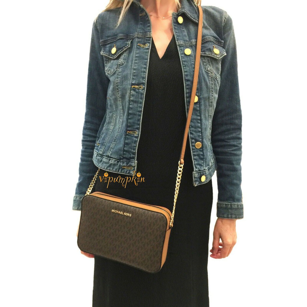 michael kors women's jet set item crossbody bag